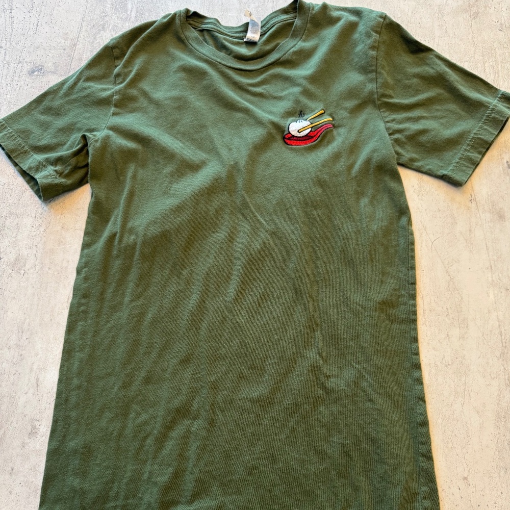 Army Green Olive Green Soup Dumpling T-Shirt - Size S